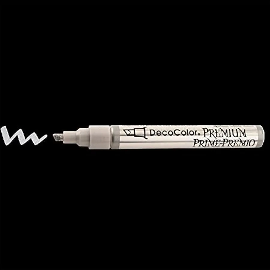 Uchida of America 350CSLV DecoColor Premium 3 Way Chisel Point Pen Silver