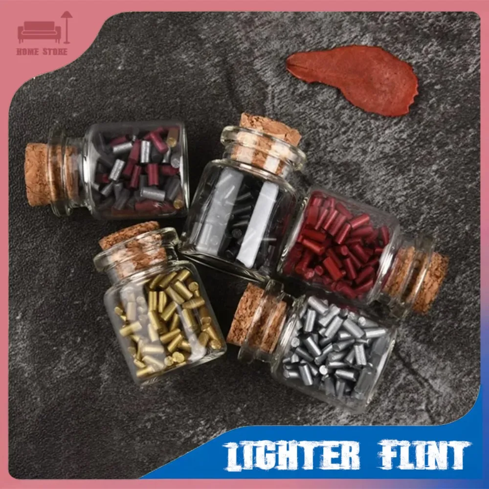 

100/210/500 Grain Durable Flint Stone Refill Accessories Universal for Lighter Smoking Outdoor Tools 2.2x5mm Replacement Pack