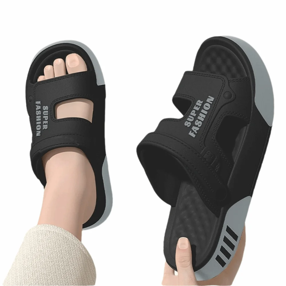 High Quality EVA Men Slippers Lightweight Non-slip Soft-Soled Slides Breathable Platform Sandals Summer