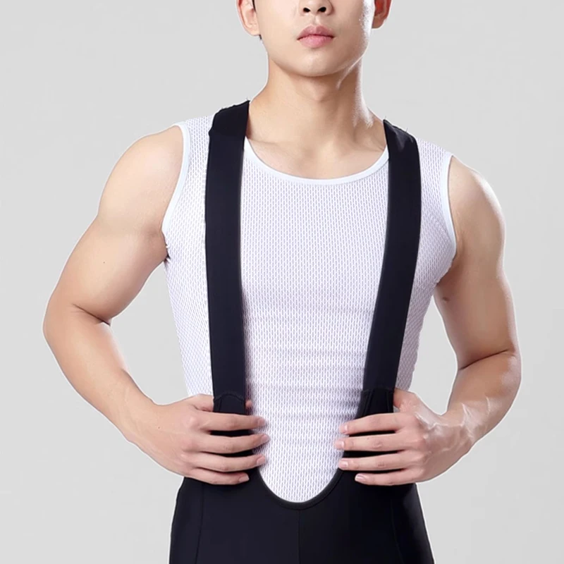 2 шт., базовый слой для велоспорта Pro, велосипедная одежда, крутая сетка, сверхлегкая велосипедная рубашка без рукавов, дышащее нижнее белье, Джерси