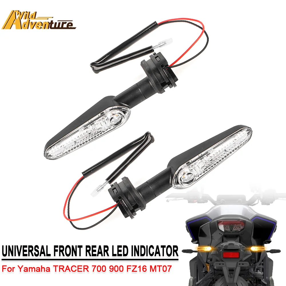 

For Yamaha TRACER 700 900 FZ16 MT 07 YZF R15 R3 R6 Universal Motorcycle Front or Rear LED Turn Signal Indicator Light Blinker