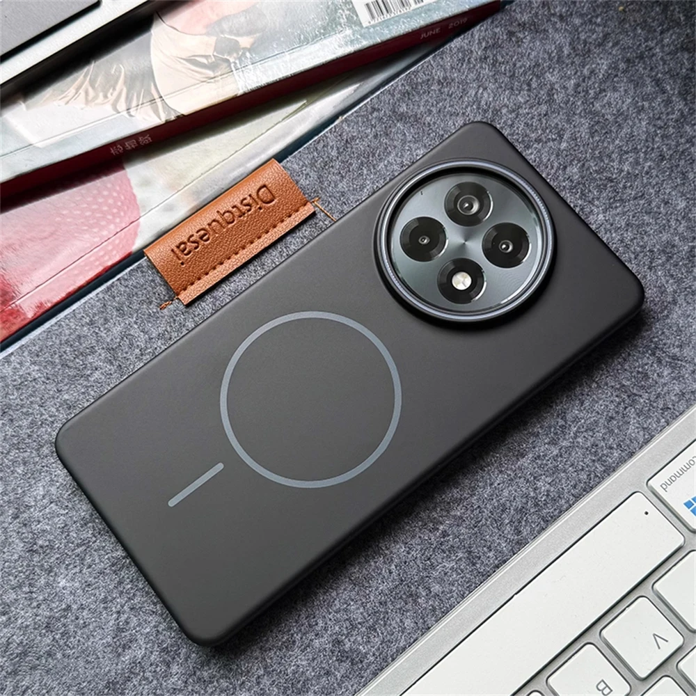 Ultra Thin Hard PC Magnetic Case For Oneplus ACE 2 5 Pro NORD 2T CE 2 Lite 1+ 13 13R 13T 13S 12R 11R 10R 9R 8T Solid Color Cover