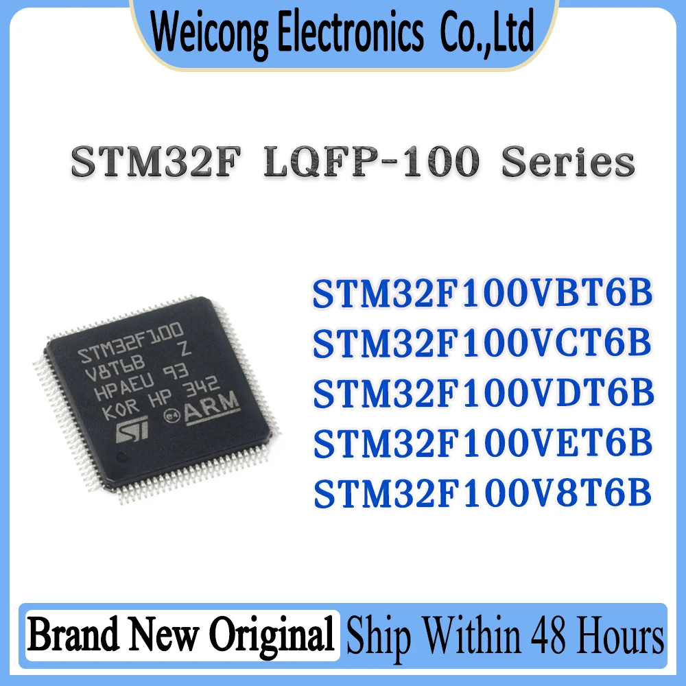 

STM32F100VBT6B STM32F100VCT6B STM32F100VDT6B STM32F100VET6B STM32F100V8T6B STM32F100 STM32F STM32 STM IC MCU Chip LQFP-100