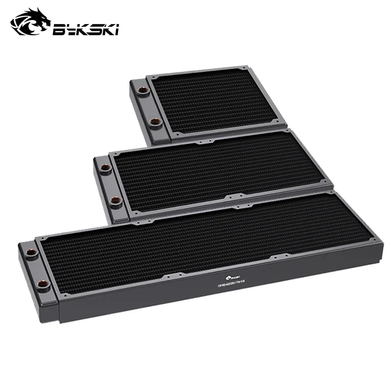 

Bykski 30mm Thick Full Copper Radiator,Thin PC Water Cooling Row Support 14CM 140MM Fan Computer Heatsink 140/280/420MM