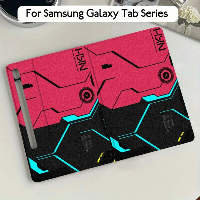 

Art Machine Carbon Fiber For Samsung Galaxy Tab S9 S10 S6 S7 S8 FE Plus Lite Inch Foldable Cover Tablet Case