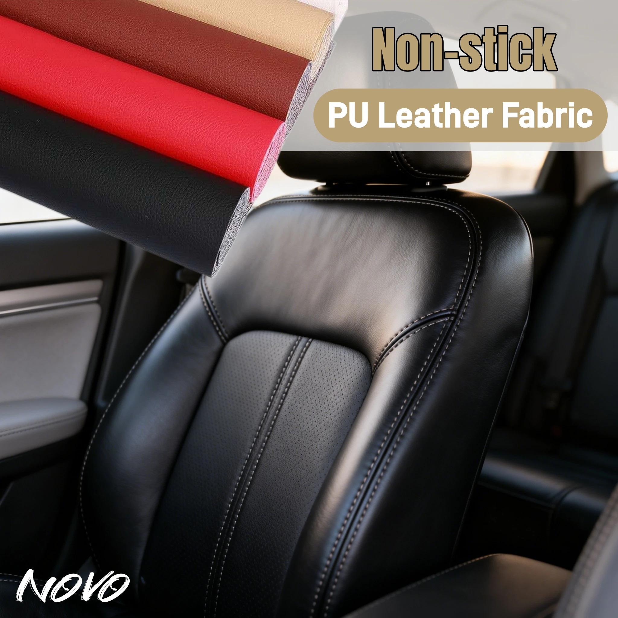 

Max 200x160cm Faux Leather Car Upholstery Fabric for Sofa Furniture DIY Repair Home Decor Leathercraft Interior Repair Patches