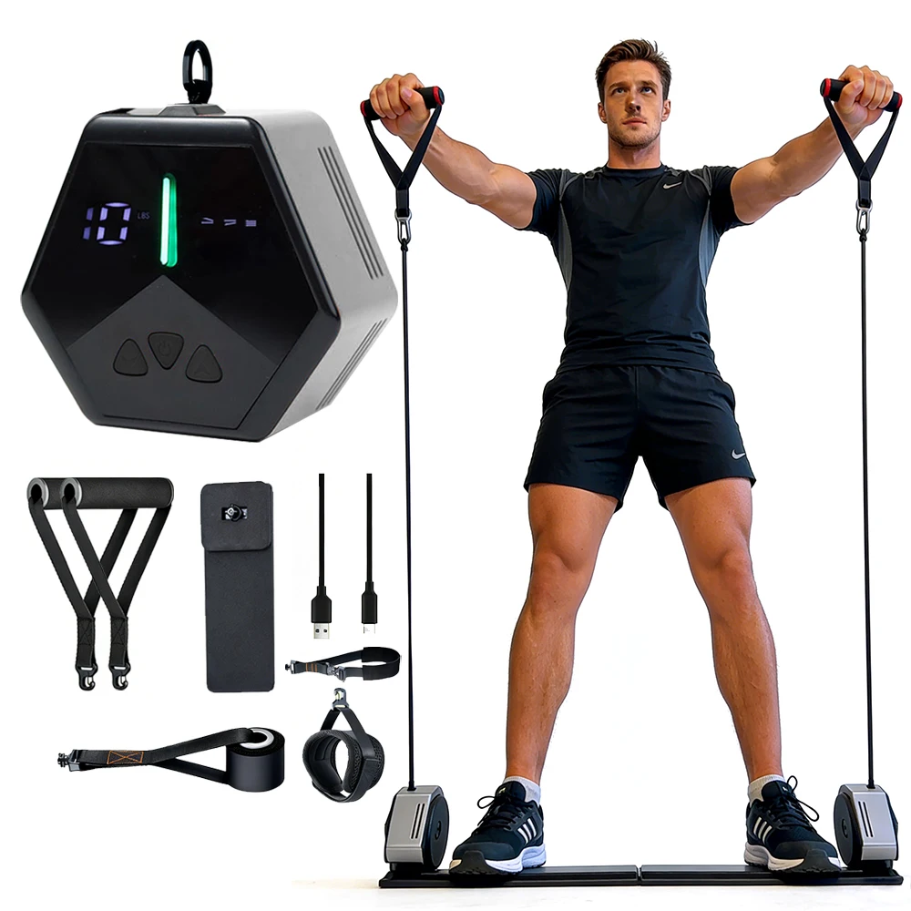 

All-in-one Multi-Function Gym Equipment Station Digital Weight System Wireless Portable Compact Design Smart Resistance