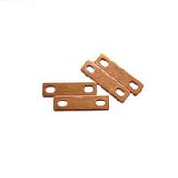 4pcs LiFePO4 Battery Bus Bar Copper 40mm Hole Central Pitch Connector Clip Strap Contact M6 Hole Size For CATL CALB Lishen EVE