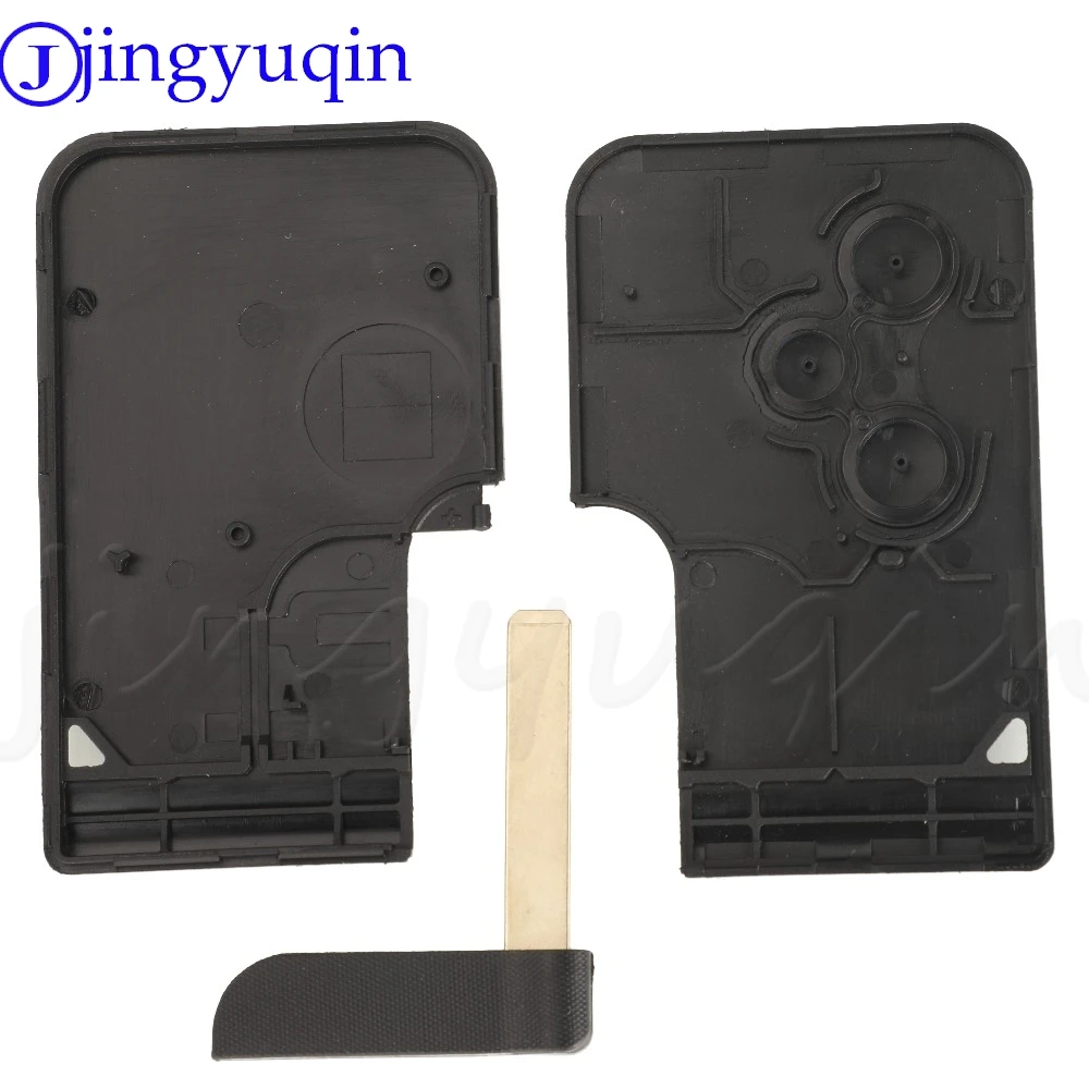 jingyuqin 3Buttons Car Keyless Entry Remote Key Shell Cover dla Renault Megane II Scenic II Grand Auto Key Case Fob Replacement