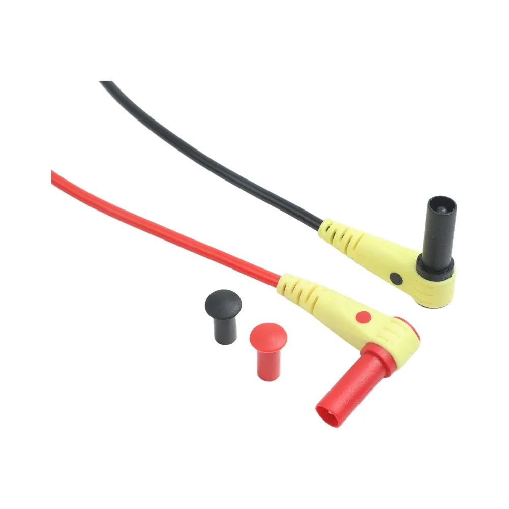 Gold Plated Copper Test Probes Compatible with 99 Percent of Multimeters with Silicone Flexibility and Cold Resistance