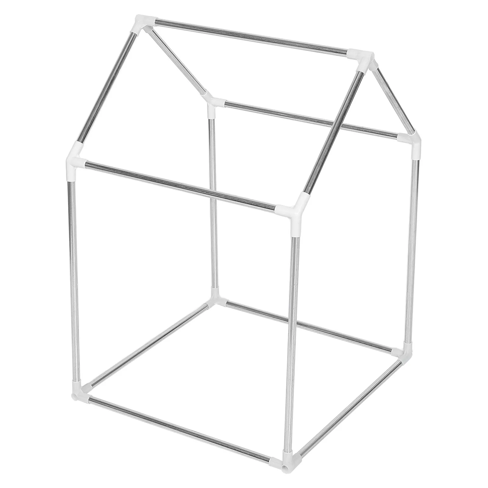 

1Set DIY Playhouse Frame Metal Tent House Structure Kit for Kids Children Play Tent Indoor Outdoor Pet Friendly Easy Assembly