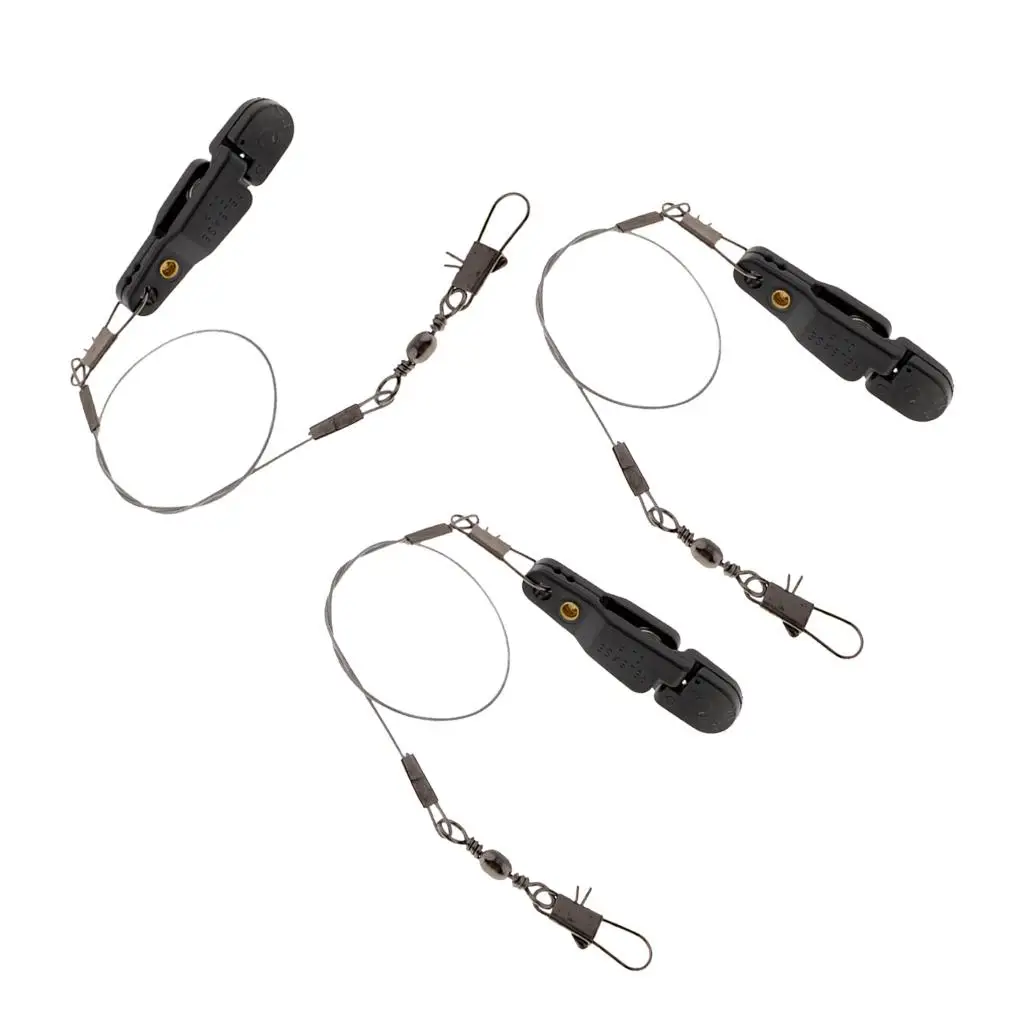 Adjustable Fishing Snap Clips Line Release Outrigger Clip Planer Board for Deep Sea Trolling Applications
