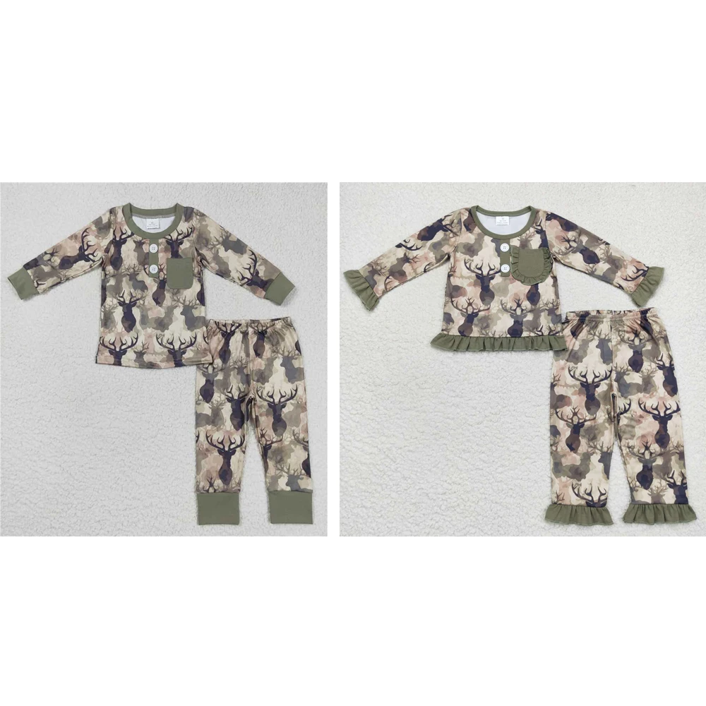 

Оптовая продажа, Детские камуфляжные брюки с длинным рукавом, с карманами