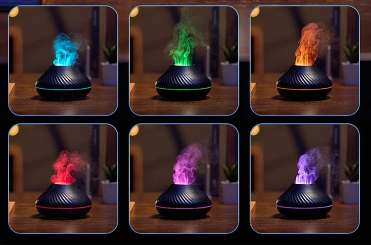 Volcano Aromatherapy Diffuser Portable Desktop Essential Oil Aroma Diffuser Home Air Humidifier Purifier/Essential Oil Set