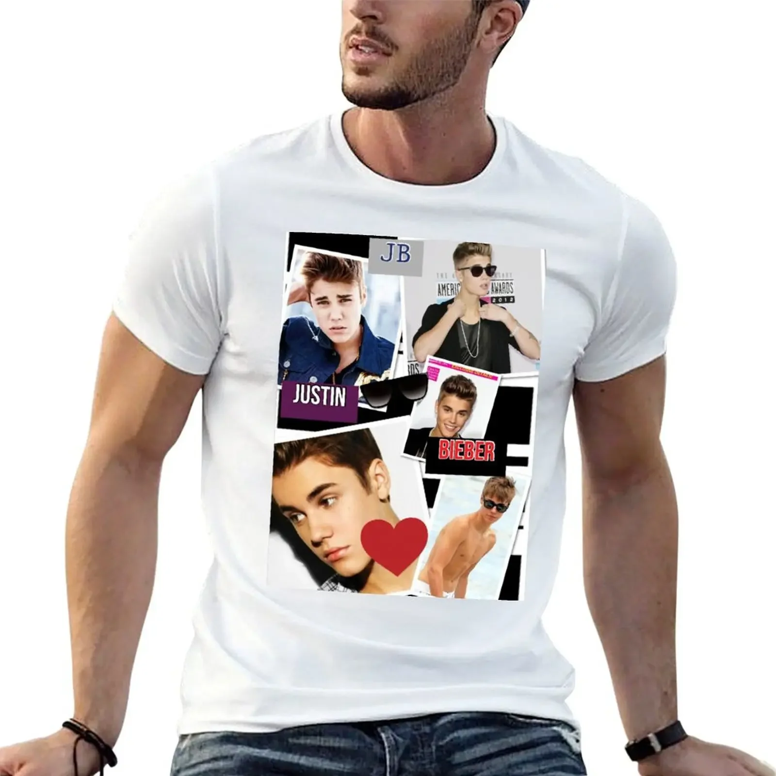 Harmonious Imagery, JustinnBieberr T-shirt cute tops blacks Blouse Aesthetic clothing mens cotton t shirts