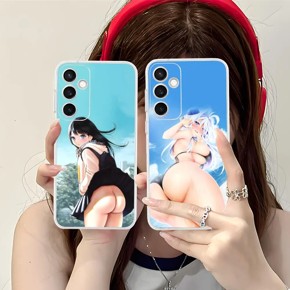 เคสโทรศัพท์มือถือลายอนิเมะวาฟุเฮนไท สำหรับ Samsung Galaxy S25 S24 S23 S22 S21Plus FE Ultra ใส สีสันสดใส ป้องกันอย่างดี สวยงาม