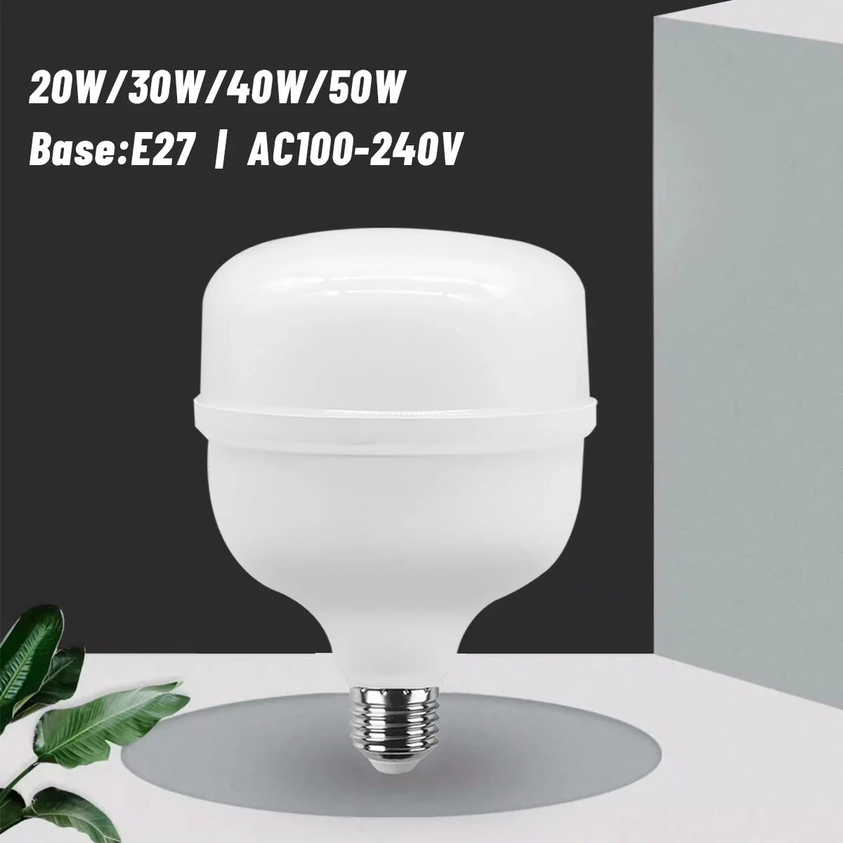 

3pcs Hight Lumen LED Lampada AC 110V 220V E27 LED lamp Bulb 20W 30W 40W 50W LED Light Bombilla Lighting Lamp for home derection