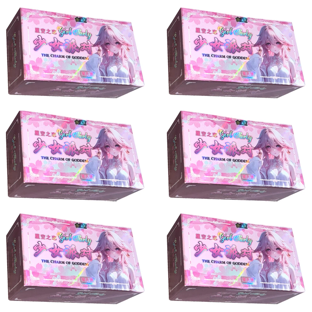 Nieuw Girl Party 6-godin verhaalverzamelkaarten Booster Box Envelopkaart Tcg Speelgoed en hobby's Cadeau