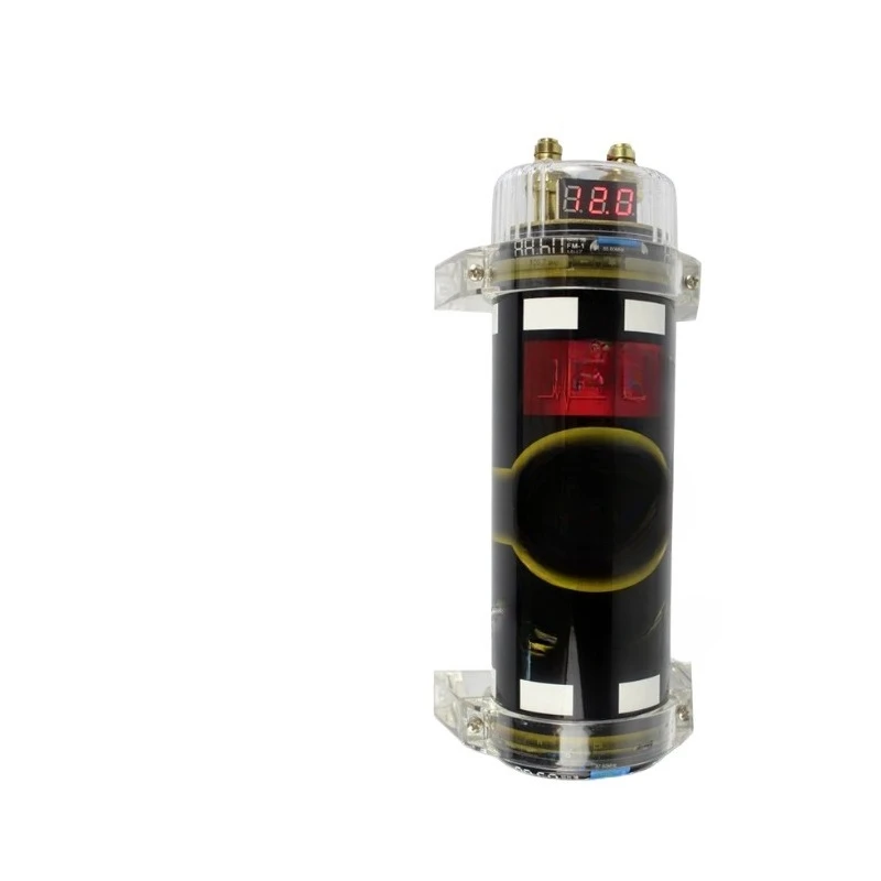 12V 3.0F Farad Capacitor FOR Car Audio Mod, Amplifier Current Stabilization Voltage Supplement Auto Sound Accessory