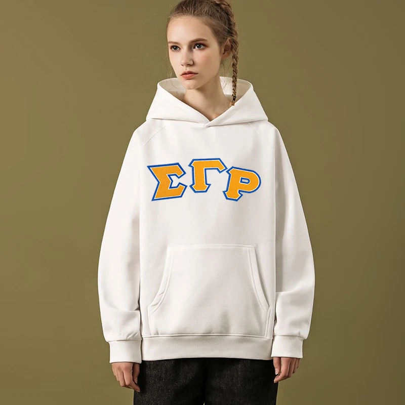 11 INCH Greater Women SGRho Sorority Sigma Gamma Rho Greek Letter Chenille Embroidery Iron on Patches for Jacket Hoodies