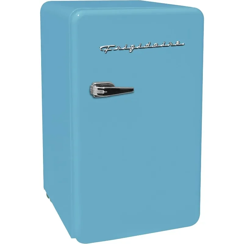 FRIGIDAIRE EFR372-BLUE Mini geladeira premium de canto arredondado compacto retrô azul de 3,2 pés cúbicos