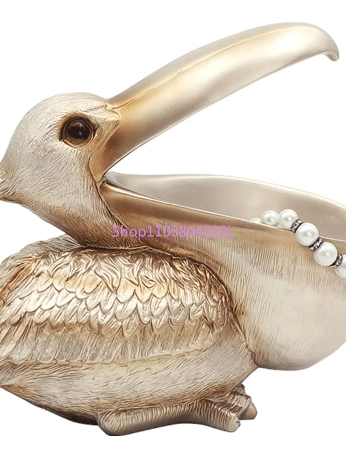 Big-mouthed Bird Pelican Entrance Key Storage Small Ornament Door Home TV Cabinet Wine Cabinet Decoration