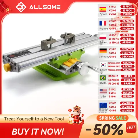 Mini Precision Milling Machine with Drill Vise Allsome