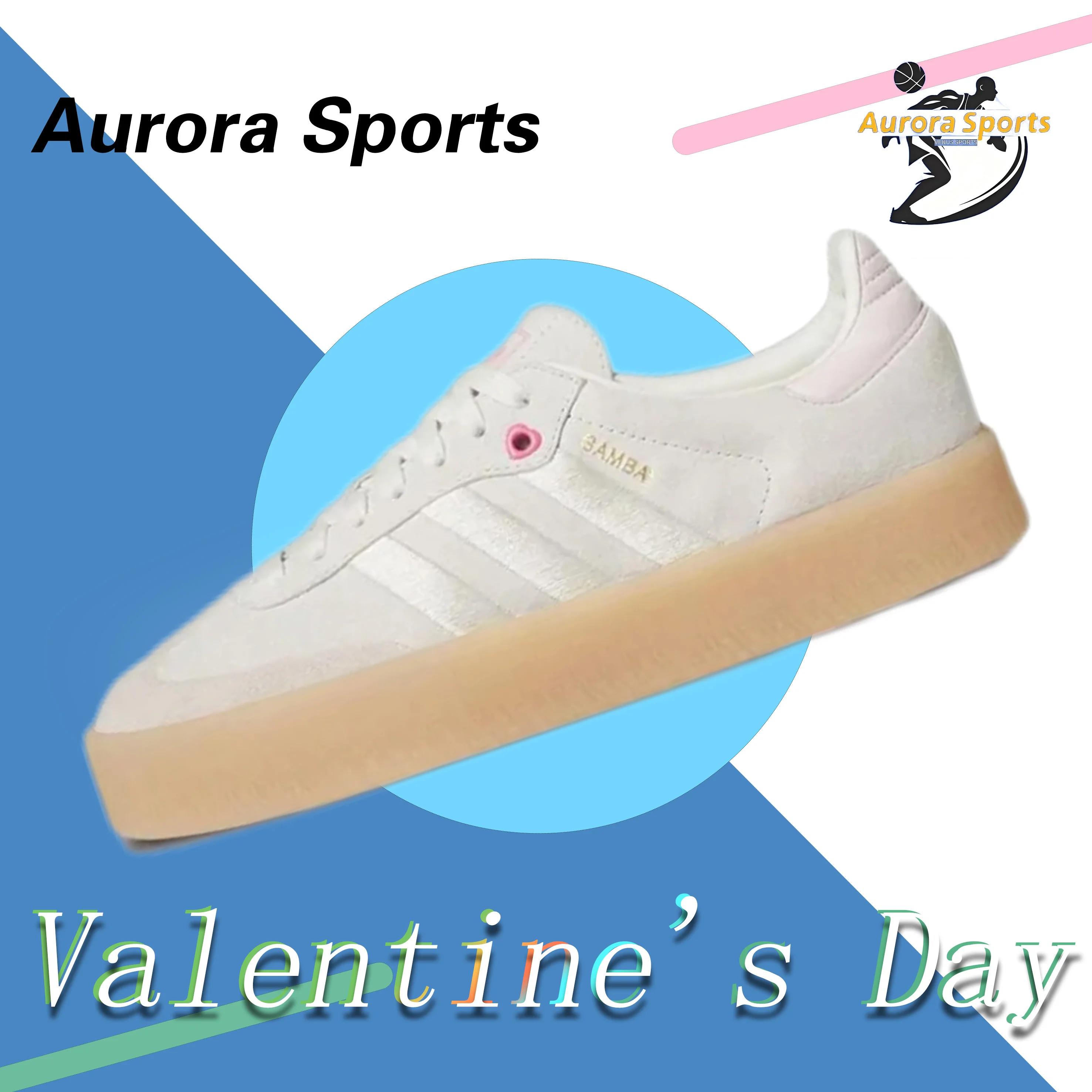 Adidas blanco “Día de San Valentín” zapatos casuales bajos cómodos y ligeros para hombres y mujeres Zapatos de tabla