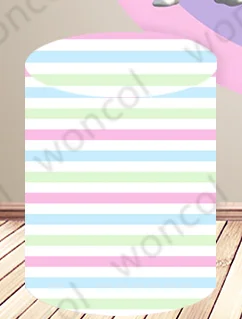 Monsters, Inc. Boo Door خلفية مستديرة للفتيات خلفية عيد ميلاد Monsters، Inc. مايك Wazowski James P. Sullivan Boo غطاء اسطوانة