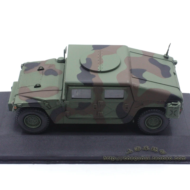 Diecast Sun Star 1:43 Scale Military Combat Vehicle Hummer Jeep Alloy Car Model Collectible Toy Gift Souvenir Display Ornament