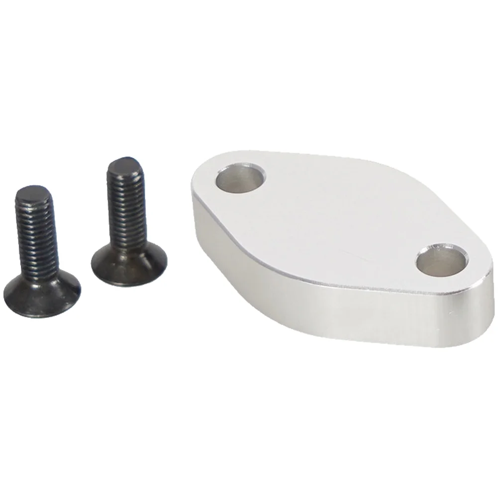Silver Intake Damper Kit High-grade Aluminum Wear Resistant Semi-circular Gasket Included For Engine Performance Tuning