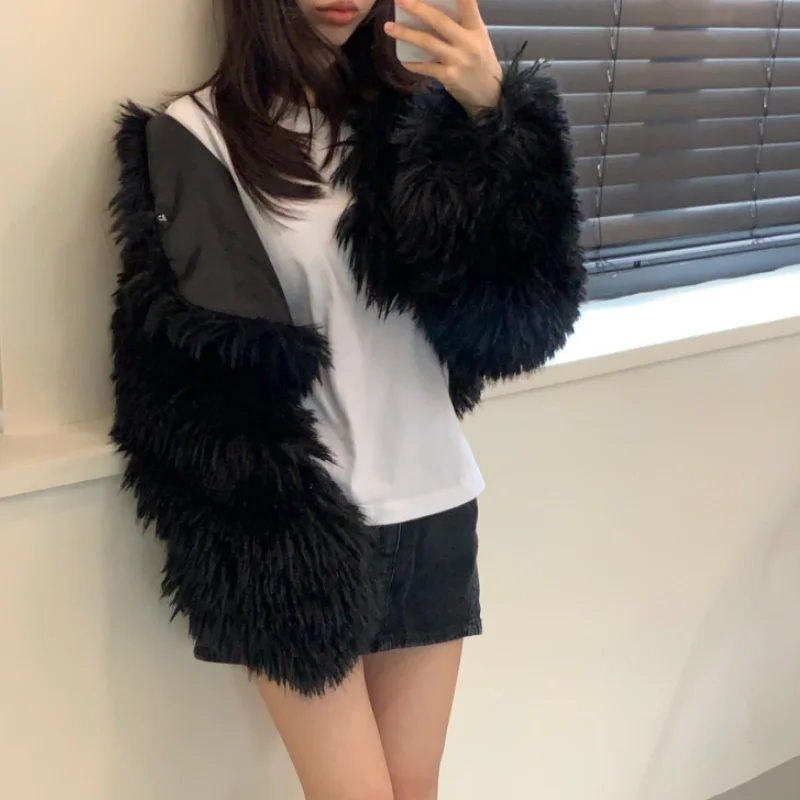 Cappotto di pelliccia da donna chic coreano Sle Calore Dolce pelliccia Faionable Parte superiore del corpo Inverno Nuovo arrivo Alta qualità Ele