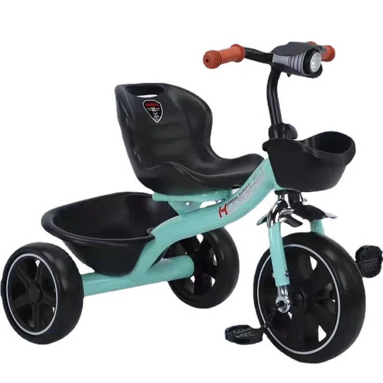 

Customizable LOGO Children's tricycle anti-rollover Children's walker Baby bike with music lights Children's tricycle
