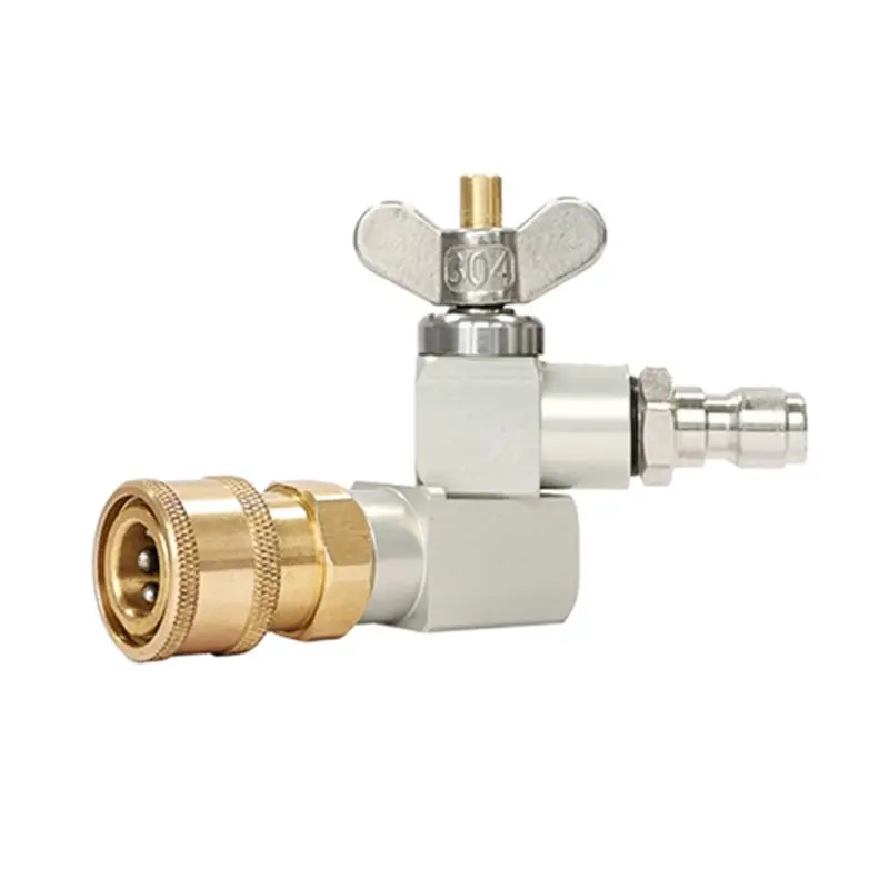 360Degree Rotary Adjustable High-Pressure Car Wash Water Cleaning Machine Accessories 1/4 Turn Quick Connect Nozzle-Head