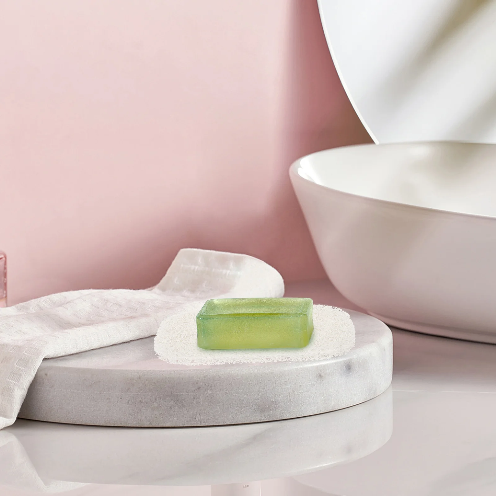 

3 Pcs Sponges Holder Colorful Soap Box Case Soap Dish Tray For Shower Bathroom Kitchen ( Color and Shape)
