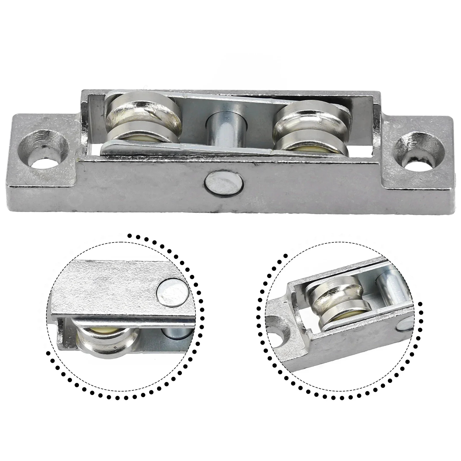 Stainless Steel Shutter Window Pulley Slot Wheels Silent Copper Door Roller Casters Sliding Glass Window Hardware Fitting Tools