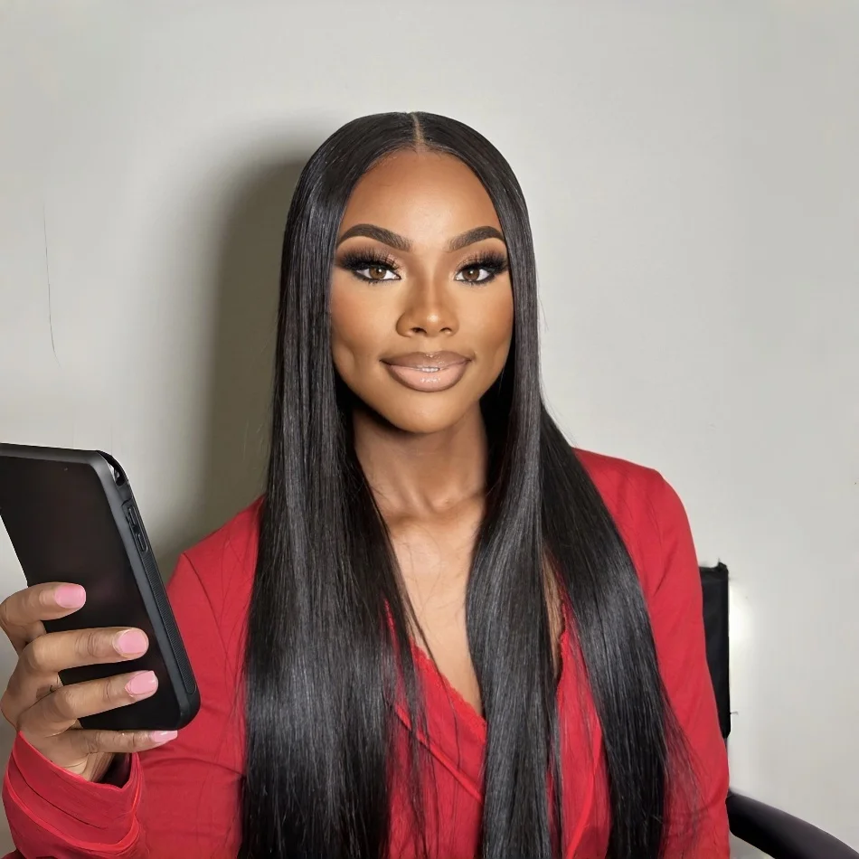

13X6 13X4 Straight Human Hair Wigs Hd Lace Frontal Wig 30 40 Inch Brazilian Pre Plucked Front Black Wig For Black Women