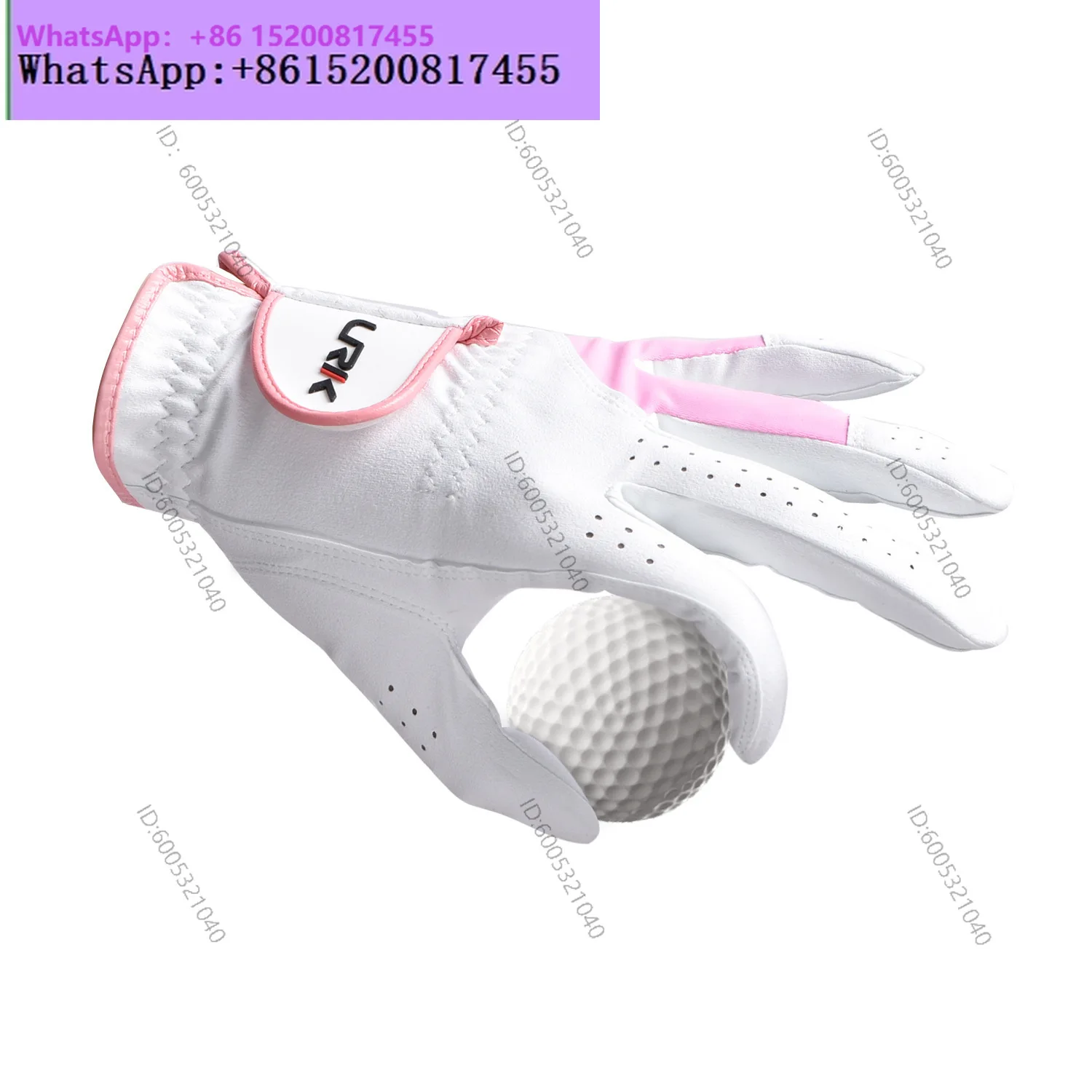 1PCS   High quality   One-Pack Golf Gloves Non-Slip Breathable Microfiber Cloth Ladies