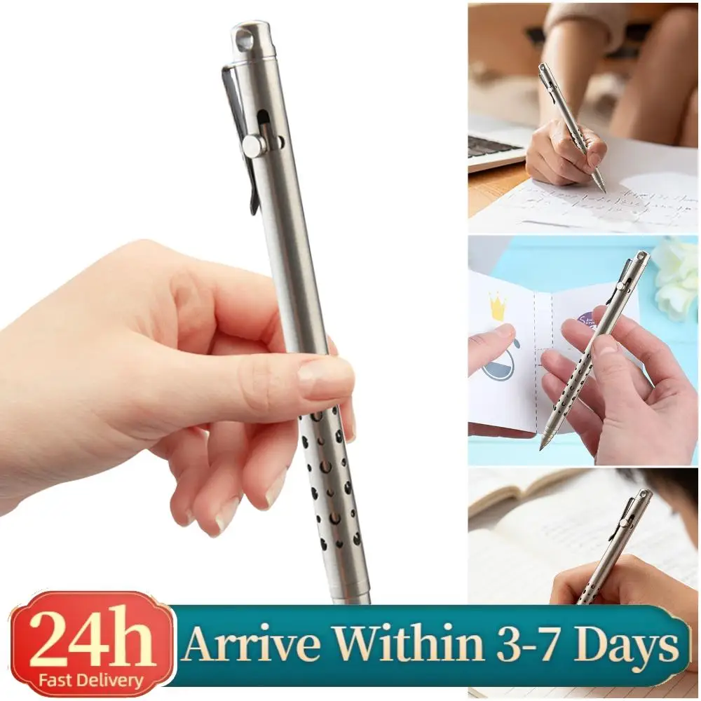 

Тактическая шариковая ручка Bolt Action: износостойкая, миниатюрная, металлическая, карманная, многофункциональная, для офиса и в качестве делового подарка