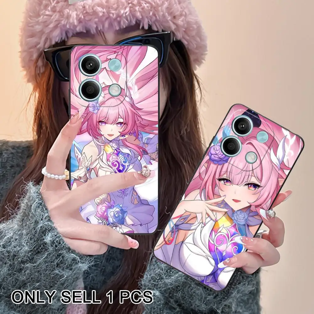 

HSR Cyrene Phone Case for Xiaomi Redmi Note 15 14 13 12 11 S Pro Plus 4G 5G Soft TPU Shockproof Cover