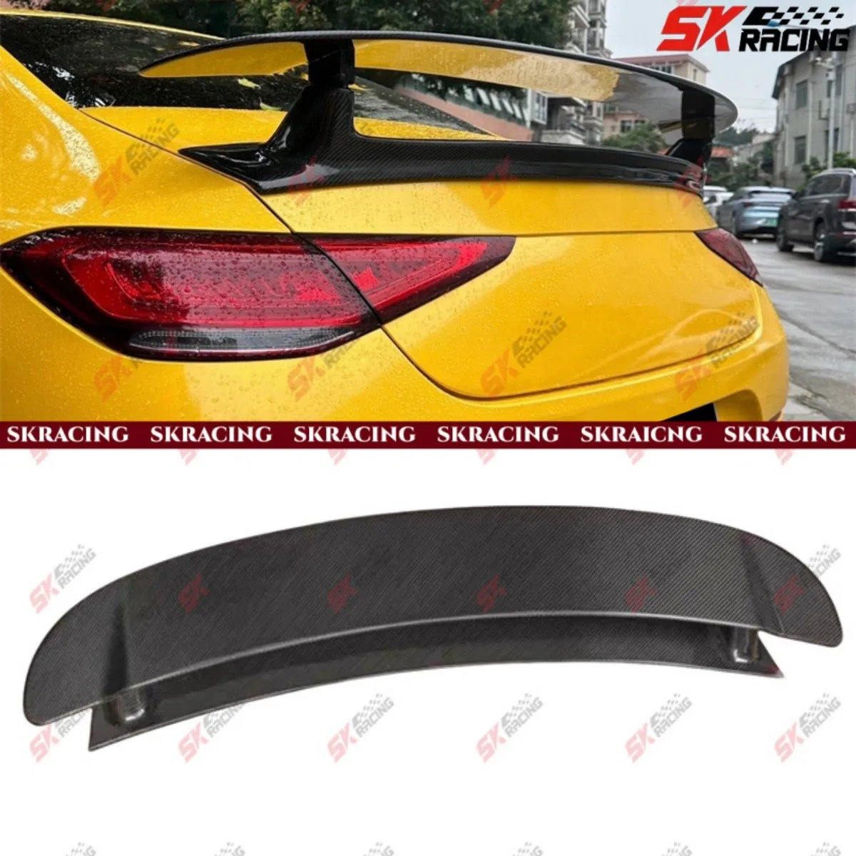 

Rear Spoiler Wing For Benz W257 CLS450 CLS350 CLS53AMG Forged/Carbon Fiber/Gloss