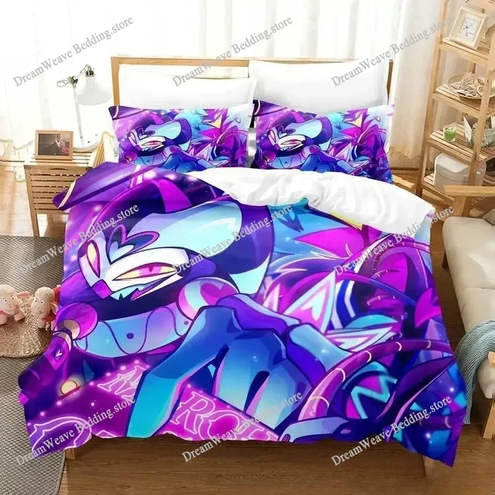 New Fizzarolli Boss Bedding Set Single Twin Full Queen King Size Bed Set Adult Kid Bedroom Duvet Cover Sets 3D Print Game Anime