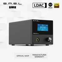 SMSL M500 MKII Audio DAC & Headphone  Amplifier MQA-CD Bluetooth ES9038PRO DSD512 XU216 32bit 768kHz AptX HD With Remote Control