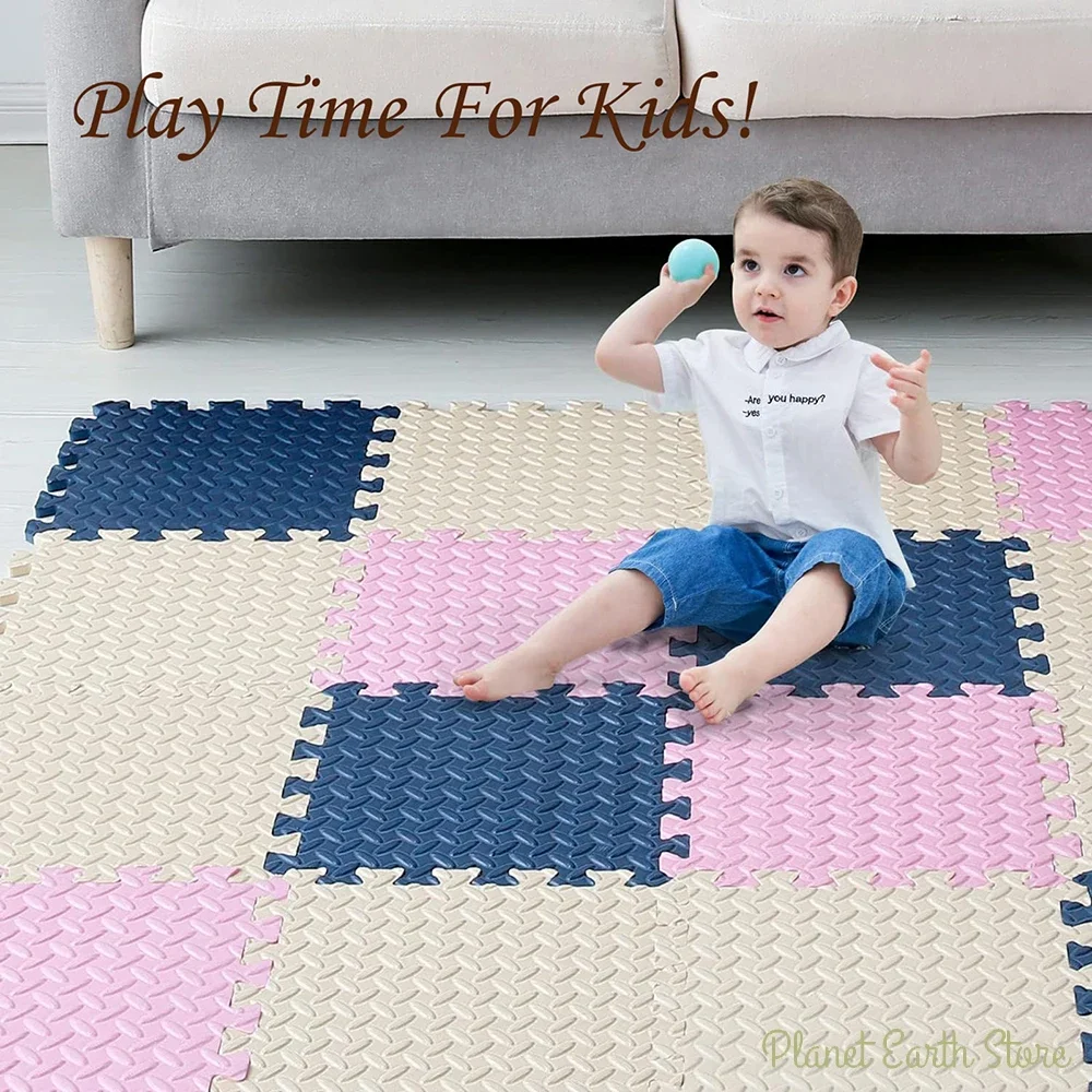 Foam Baby Play Mat Puzzle Mat Kids Interlocking Exercise Tiles Rugs Floor Tiles Toy Carpet Soft Carpet Children Toys Mat 30*1cm