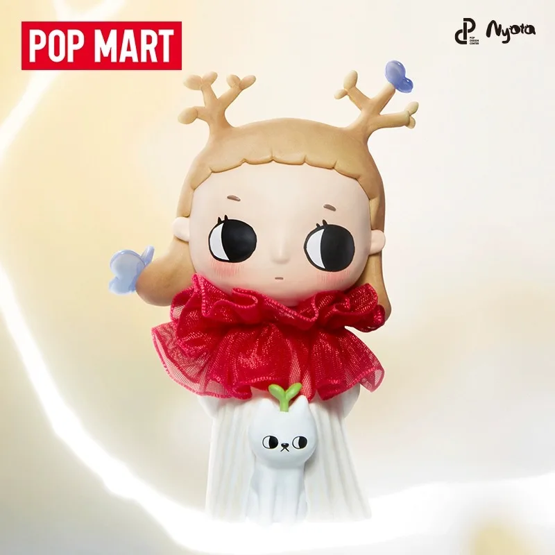 

POPMART натуральная серия Nyota I Am The Seasons, игрушки в слепой коробке, милые фигурки героев, загадочная коробка, Коллекционная модель, модные игрушки, подарок