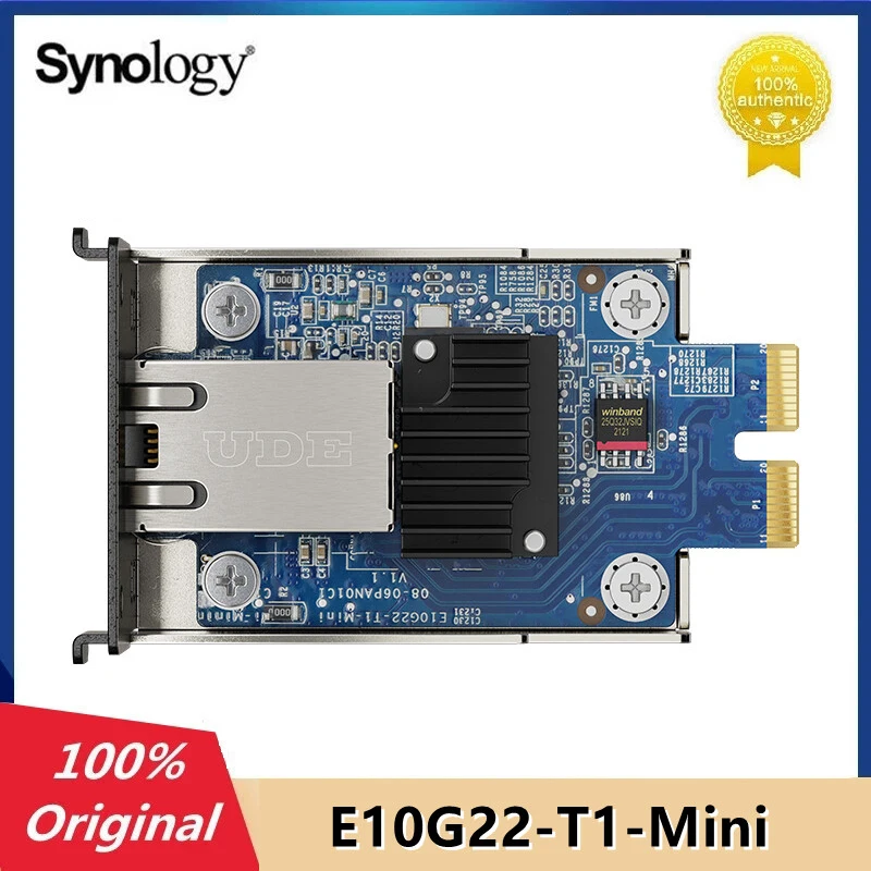 Synology E10G22-T1-Mini RJ45 10GbE RJ-45 شبكة ترقية وحدة ل Nas DS923 + DS723 + RS422 + DS1522 +