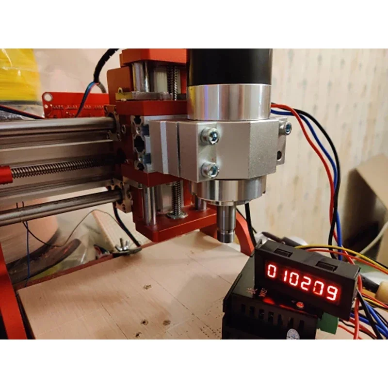 Imagem -03 - Refrigerado a ar Brushless Spindle Motor Máquina de Gravura Fonte de Alimentação Driver e Braçadeira Er16 Er11 Pinça 55 mm Pcb 500w 48v 12000r