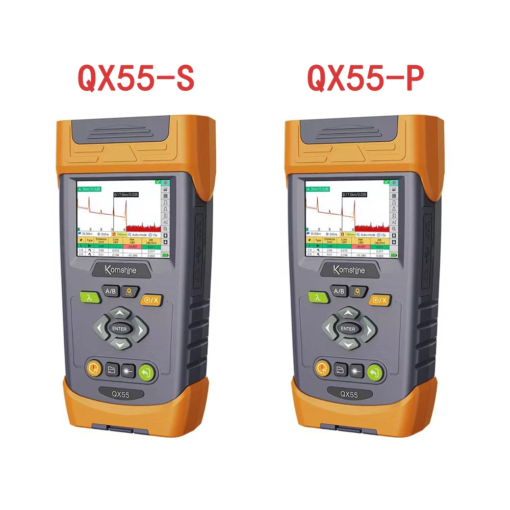 2022 Brand New Komshine QX55 S/P PON OTDR Fiber Optic Reflectometer