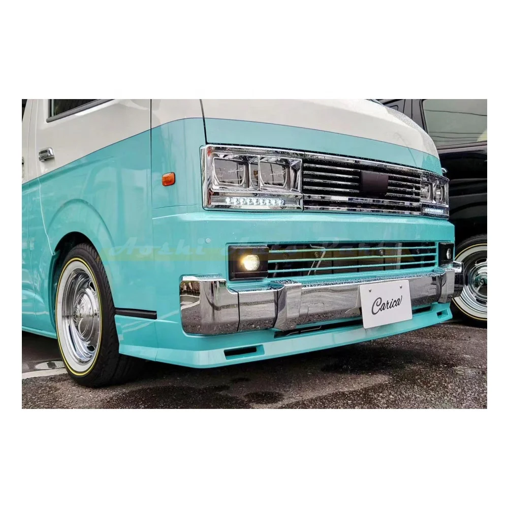 use for hiace 2005-2020  grandia commuter quantum hiace200 essex style   body kit front face