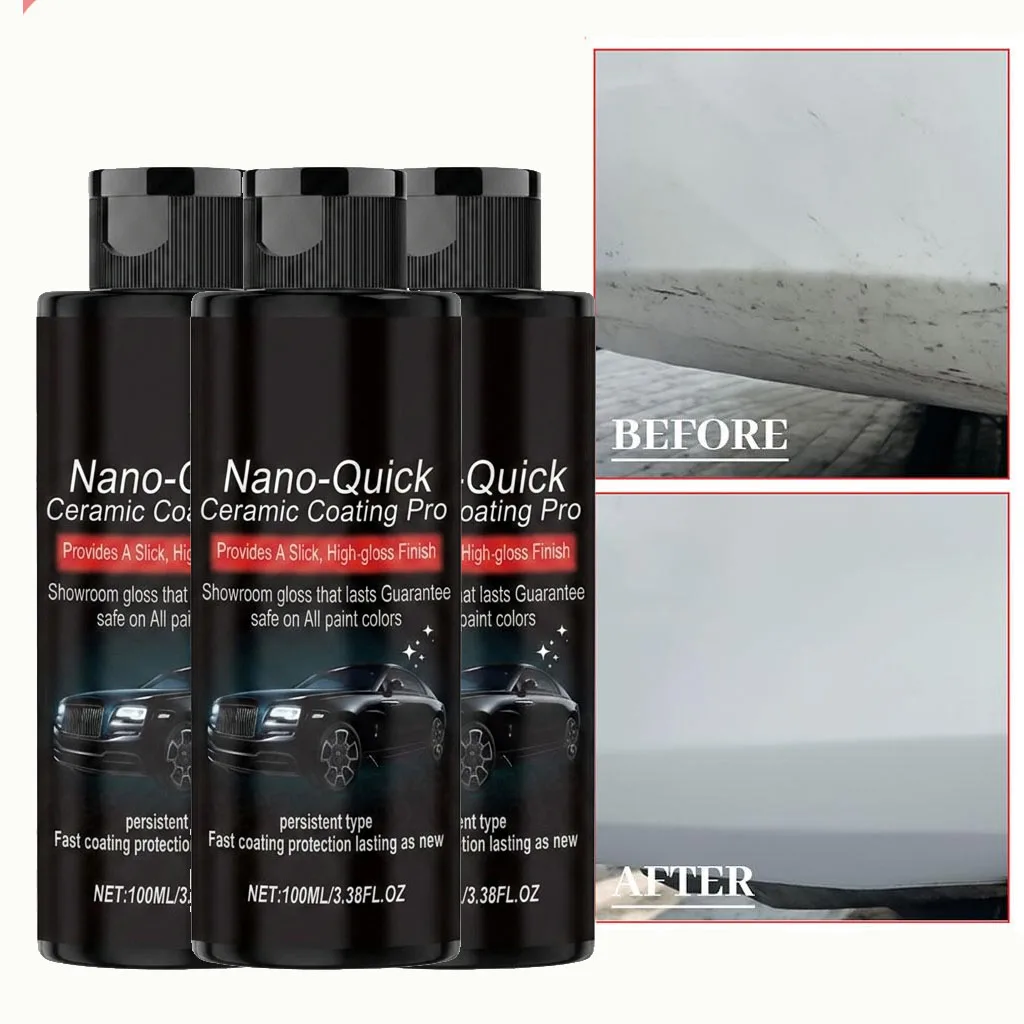 Premium Nano Ceramic Agent Strong Hydrophobic Dust Resistance Full Protection For Car Paint And Long Time Keep Gloss